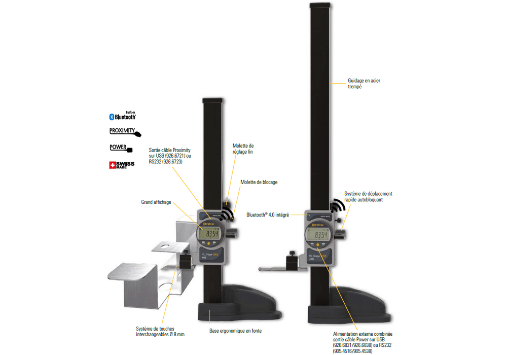 Colonne de traçage Sylvac modèle Hi_Gage ONE Smart