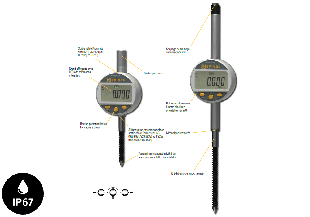 Comparateur S_Dial Work Advanced IP67