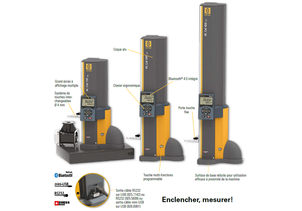 Colonne de mesure Sylvac modèle Hi_Cal V2 Smart