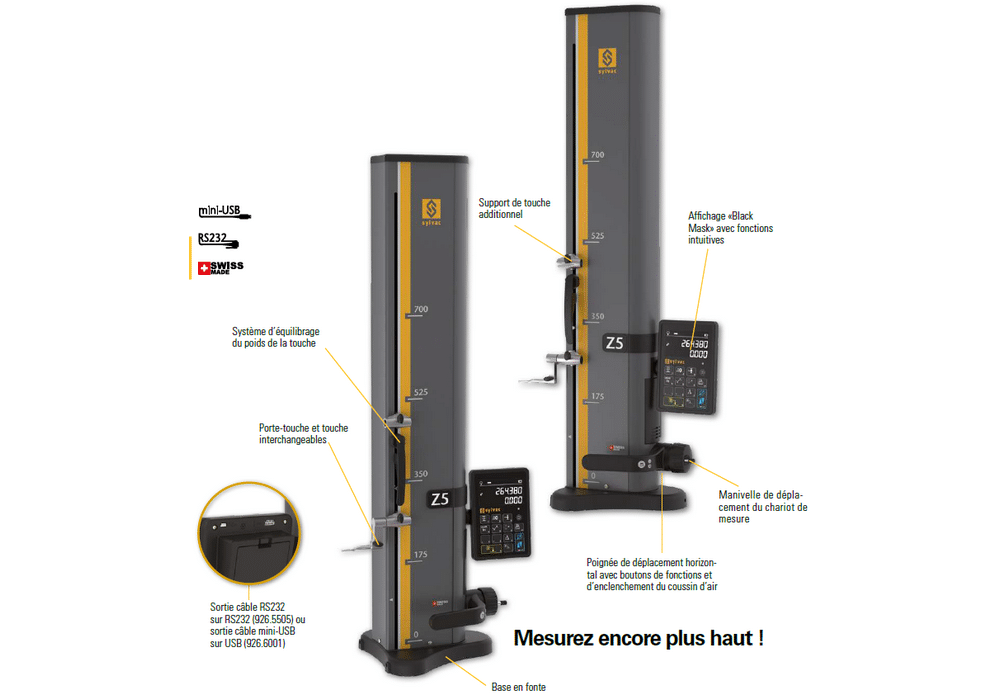 Colonne de mesure Sylvac modèle Z5