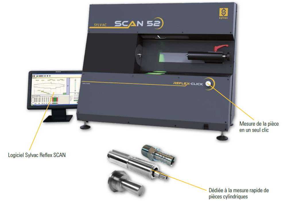 Machine de mesure optique Sylvac Scan 52 Reflex Click