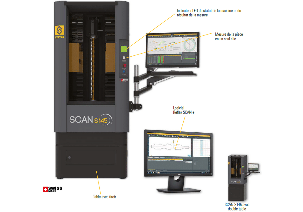 Machine optique Sylvac Scan S145