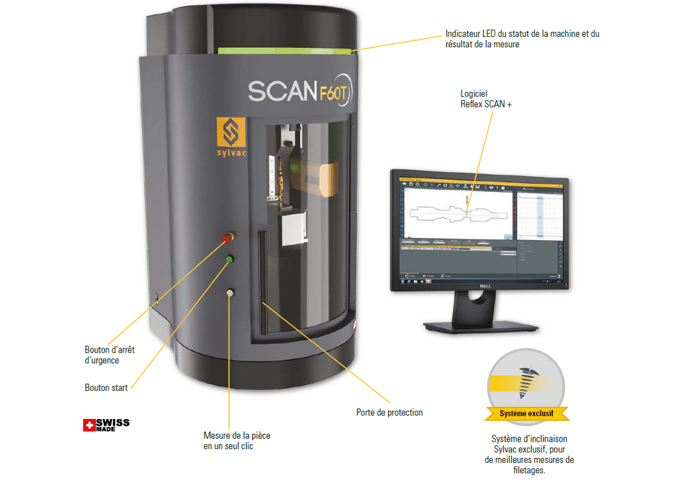 Machine de mesure optique Sylvac Scan F60 & F60T